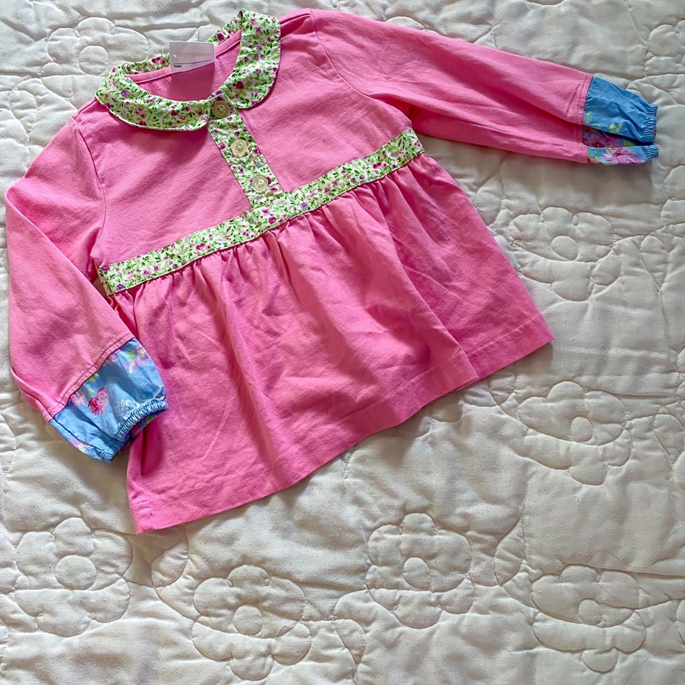 Hanna Andersson Pink Floral Top